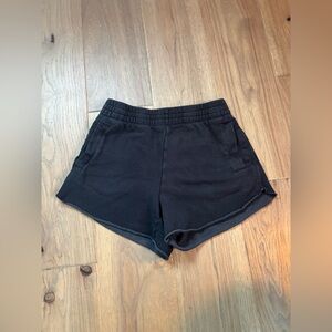 Aerie Grey Washed Shorts